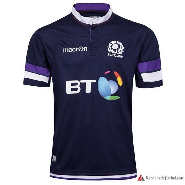 Camiseta Escocia Primera equipación 2017-2018 Azul Rugby